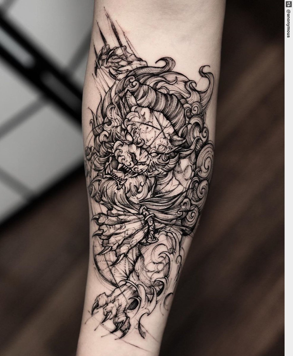 Tattoo Ness On Twitter Chinese Guardian Lion Series Done At Tattooartist Tattoo Inked Ink Tattooart Tattoos Tattoodesign