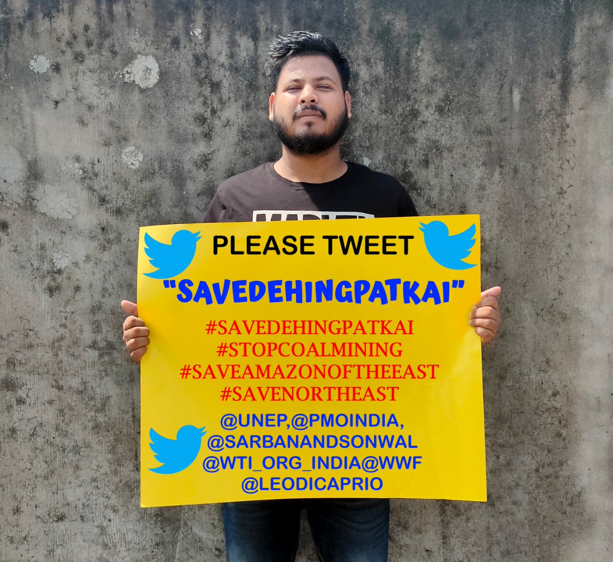 noshad_9sd's tweet photo. #SaveDehingPatkai
#savedehingpatkai
#Saveamazonoftheeast
#iamdehingpatkai https://t.co/UeLApti8pv