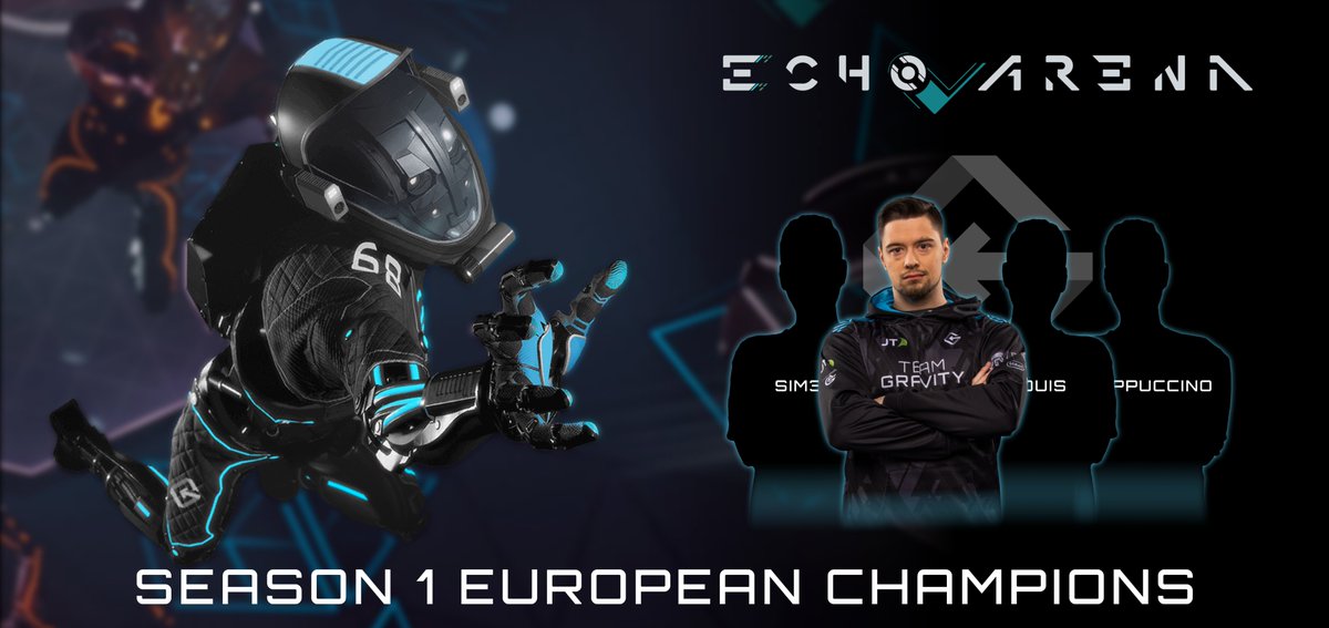 It's official, <a href="/ViatrexVR/">Philipp Rietdorf</a> <a href="/alppuccino_/">alex</a>  @Louis19842102 &amp; Sim3n are your new <a href="/EchoGames/">Echo Games</a> VRML Season 1 European Champions 🎉

The finals themselves were an incredible display of Echo and one of the best series we have ever seen. GG WP All!