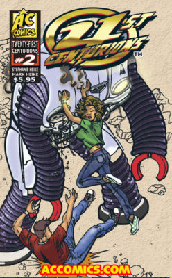 5/27/20 AC Comics shipping this week to comic shops! 
Our first post- shutdown shipping book is : 21st Centurions #2 shipping this week  from Diamond to comic shops
On sale on Wednesday May 27th

Story and art by Stephanie Heike
Inks by Mark G accomics.com/acnews/5-27-20…