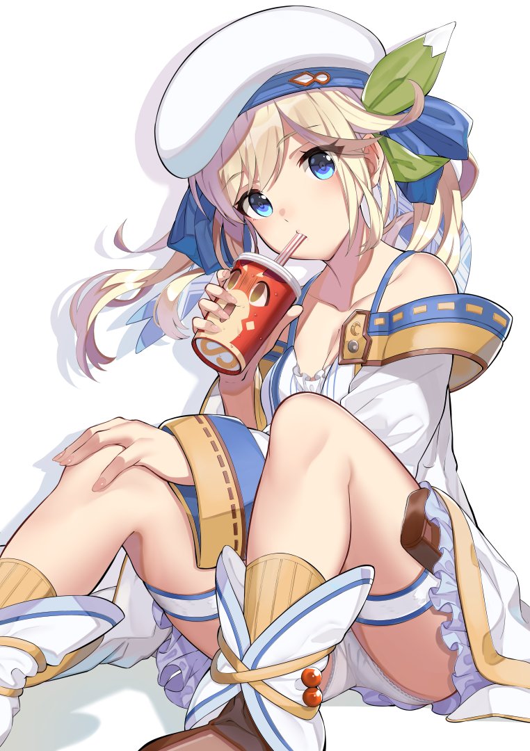 パンダいぬ 水分補給中のククル姉ちゃん グラブルファンアート グラブル