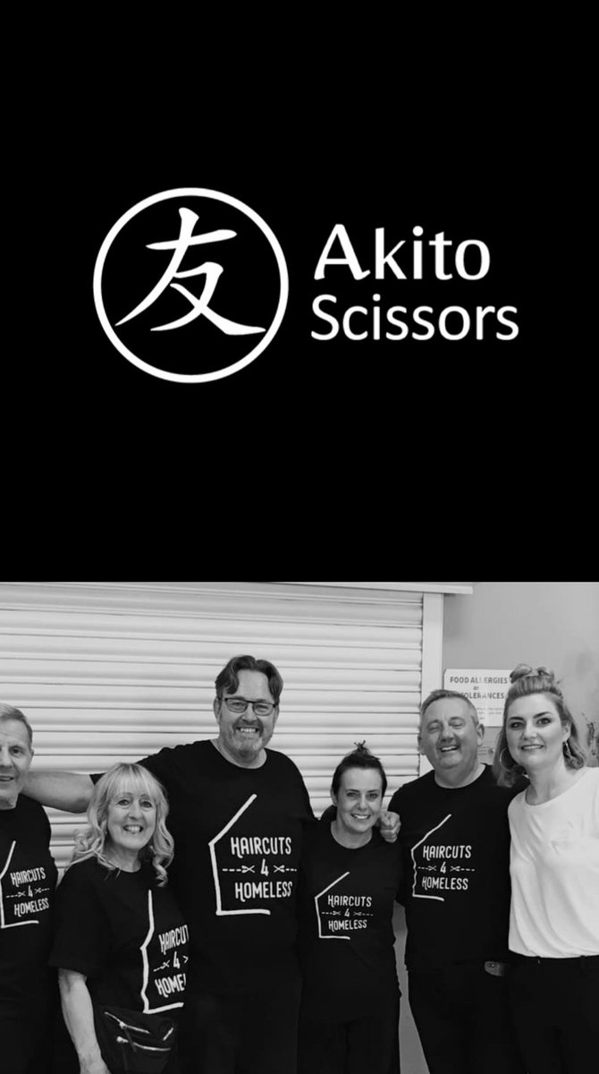 Akitoscissors's tweet photo. We are proud to support the amazing work by @SRHAIR at @Hair4HomelessUK
 
"Changing lives one haicut at a time" https://t.co/cbu0MjhFd2