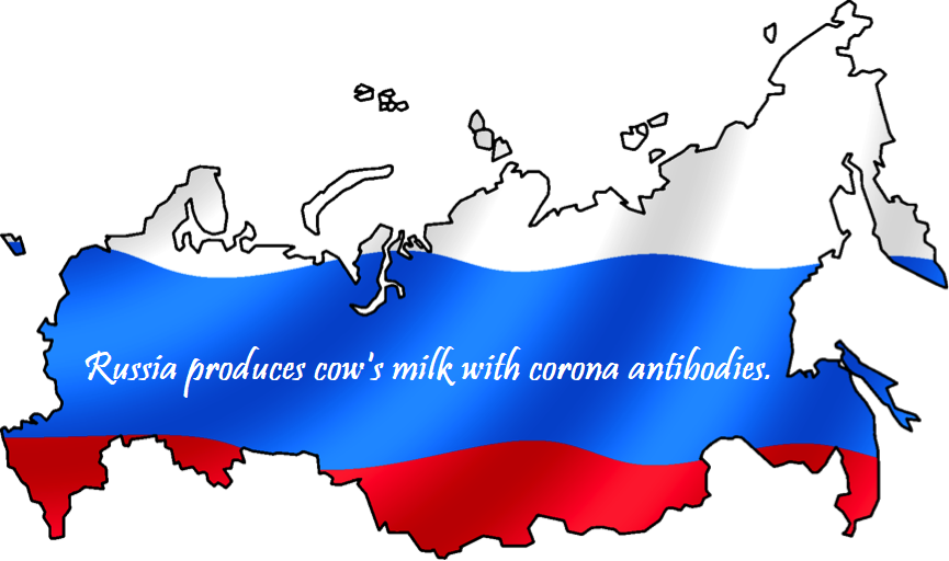 HolyKock's tweet photo. @FLOTUS Russia produces cow's milk with corona antibodies.

https://t.co/COBnqc6Gpz 

 @LIFEprogramme @EBA_News  @GiuseppeConteIT @sanchezcastejon @MorawieckiM @antoniocostapm @PremierRP_en @niinisto @EPhilippePM #reuters #bloomberg #forbes #nasdaq https://t.co/Tn9d6APj7D