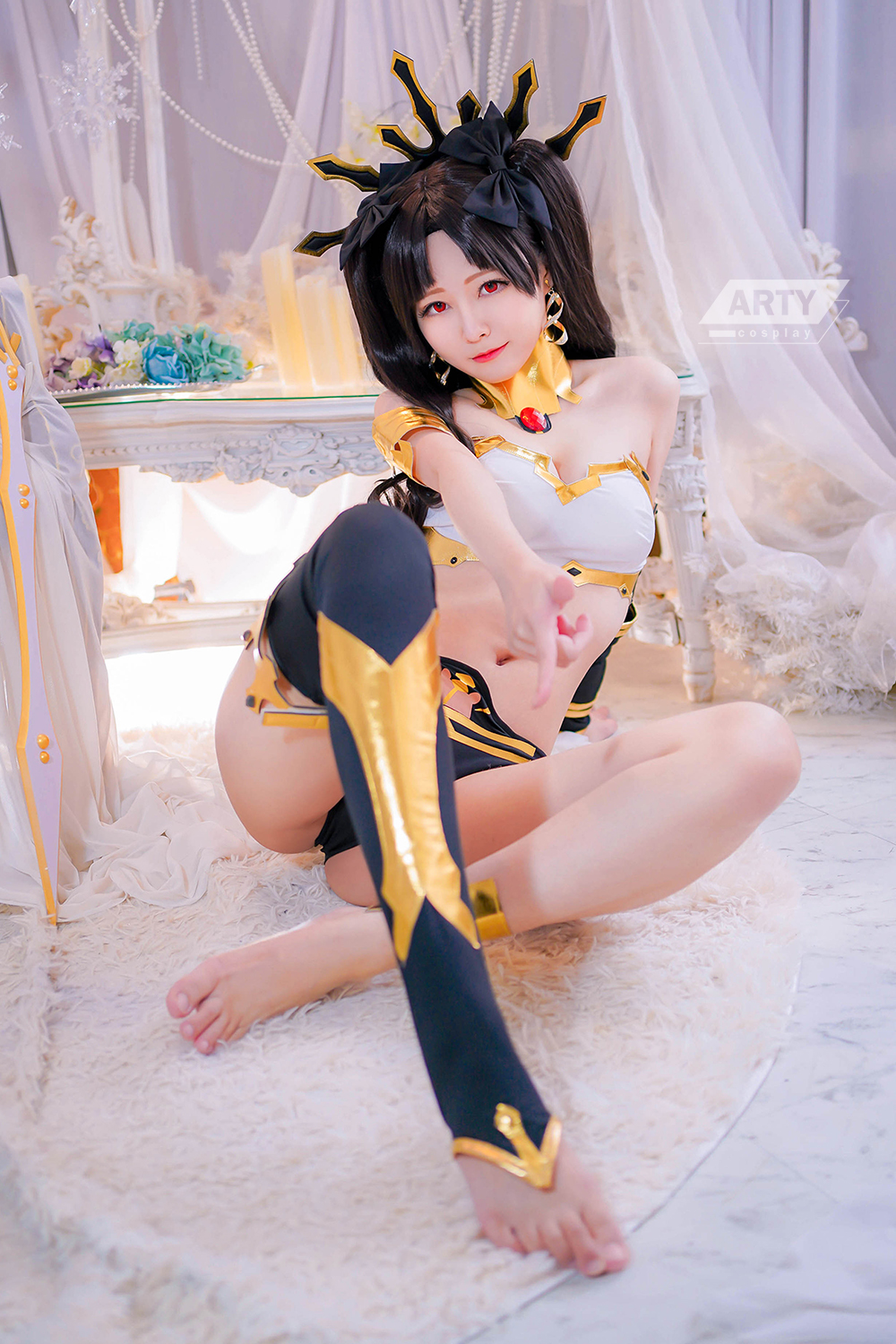 画像,Patreon Tier.3 rewards,I like shiny gold color✨✨亞緹好喜歡這種黑金配色，閃閃的很華麗呢(*ﾟ∀ﾟ*)▼Get t…