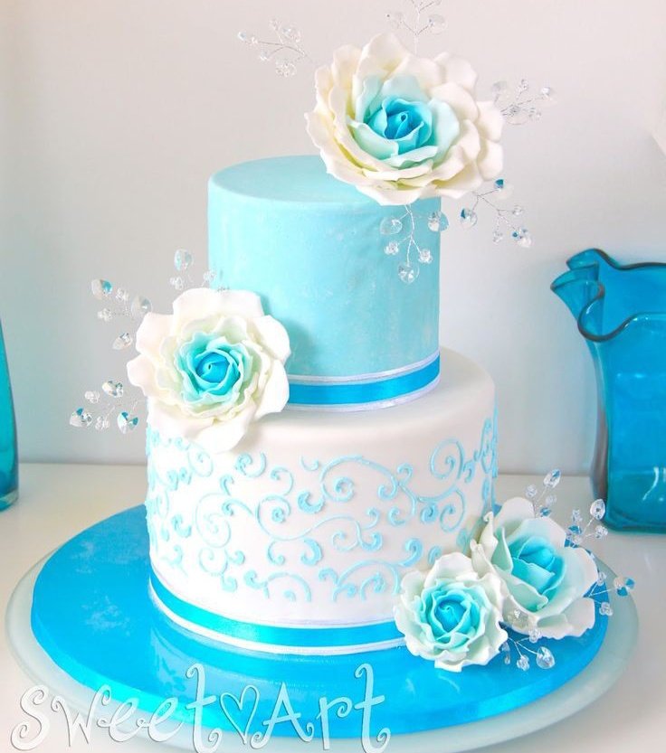 Ocean Blue cake