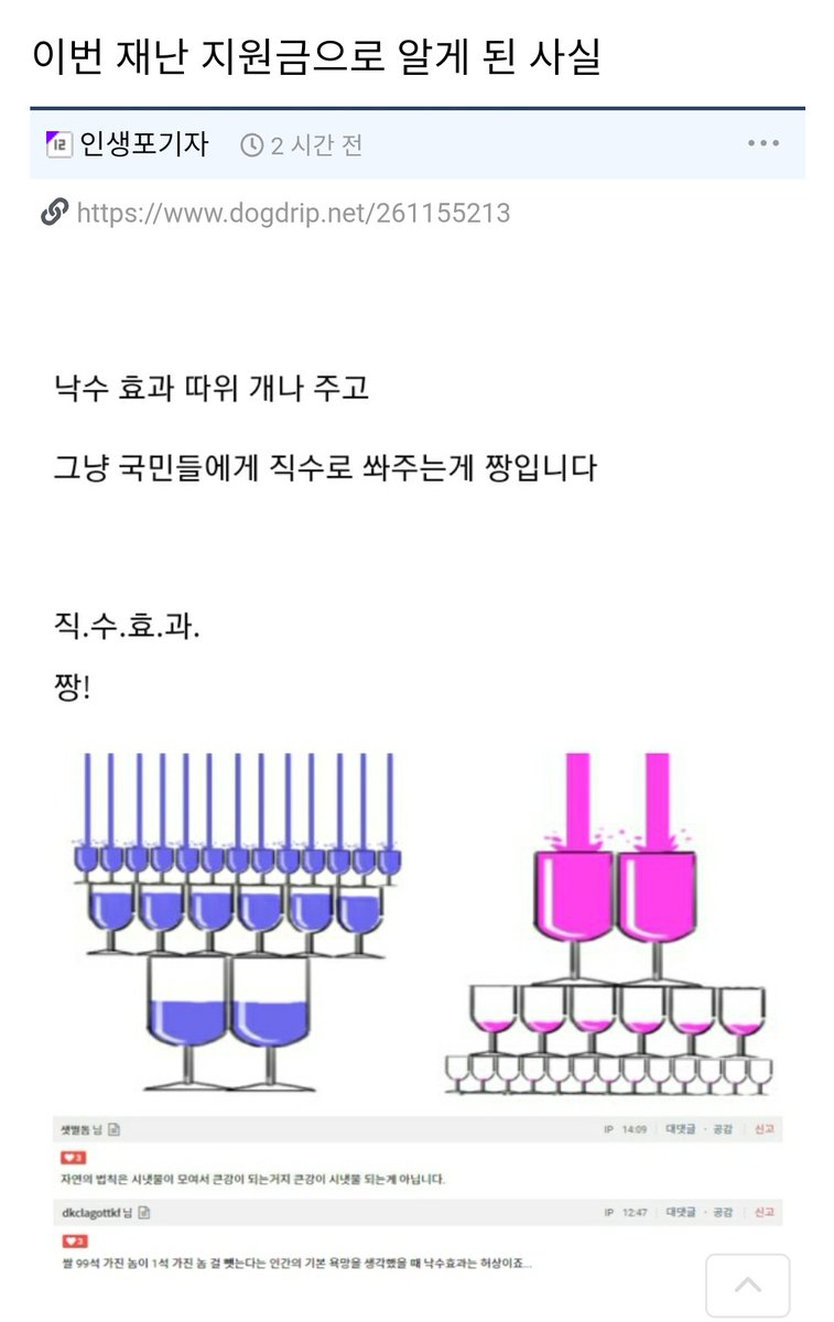 이번 재난 지원금으로 알게 된 사실