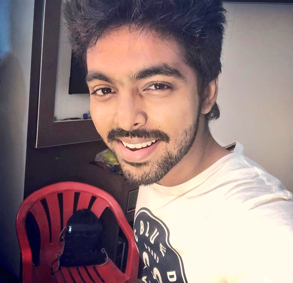 One of my favorite selfies of @gvprakash anna😍 #20DaysForGVPbdayFest Wishing you great year ahead in advance na❣