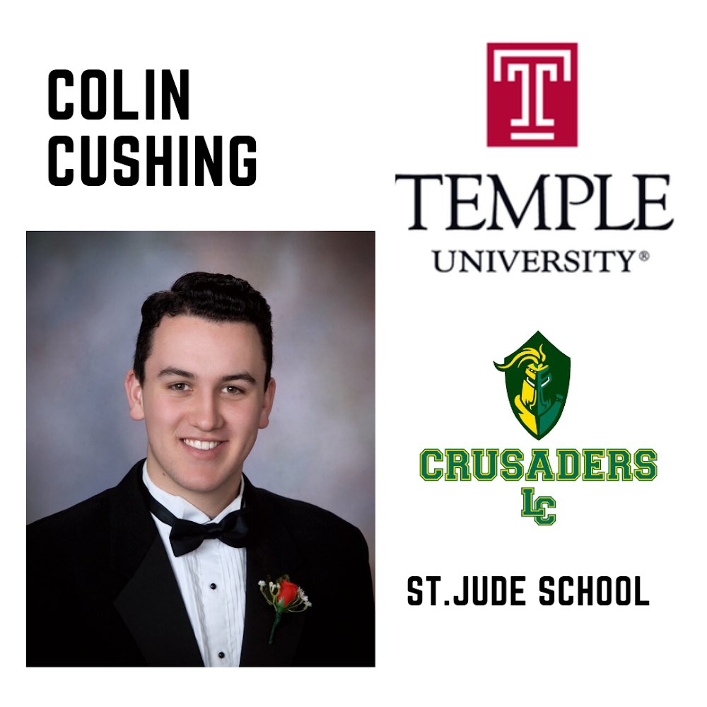 LCCrusaders's tweet photo. #CrusaderStrong #CrusaderProud @LCCrusaders #SeniorSpotlight #ClassOf2020 Colin Cushing @StJudeChalfont @mrsgreskosfifth @TempleUniv @AOPS_Schools @ArchPhilly @NCEATALK @LCHS_Activities @CatholicPhilly @aoptech @LC_STEM https://t.co/eF4IeB0RhU