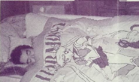 these pics make me softhearted especially the one of togashi sleeping with a sailor moon blanket ??? 