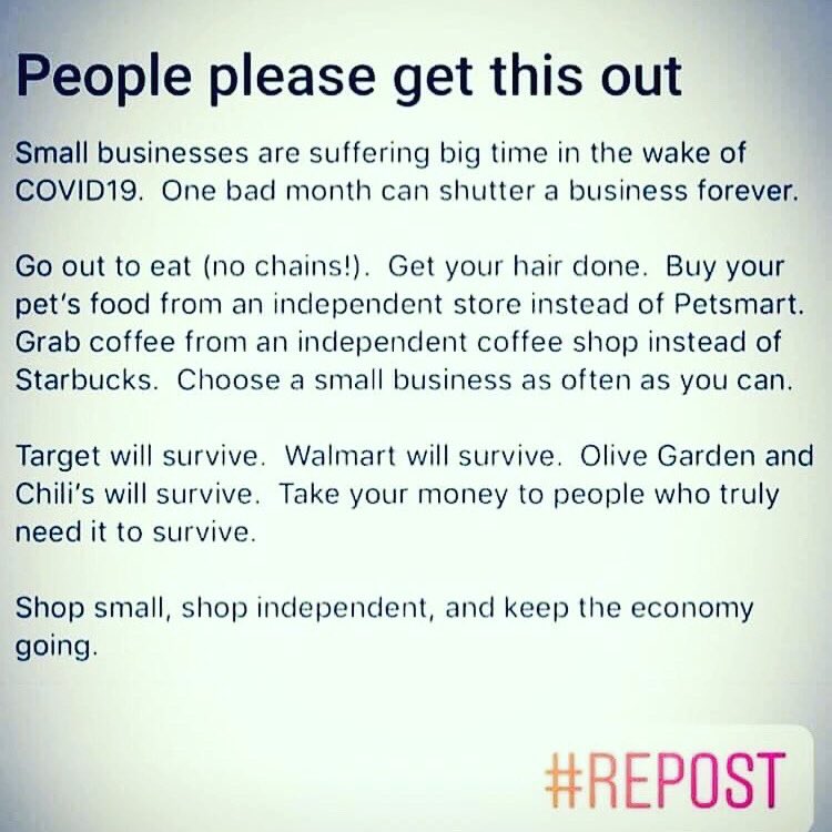 365ZFoundation's tweet image. Don’t forget to help support our local small businesses. They need our help. 🙏🏻🤗