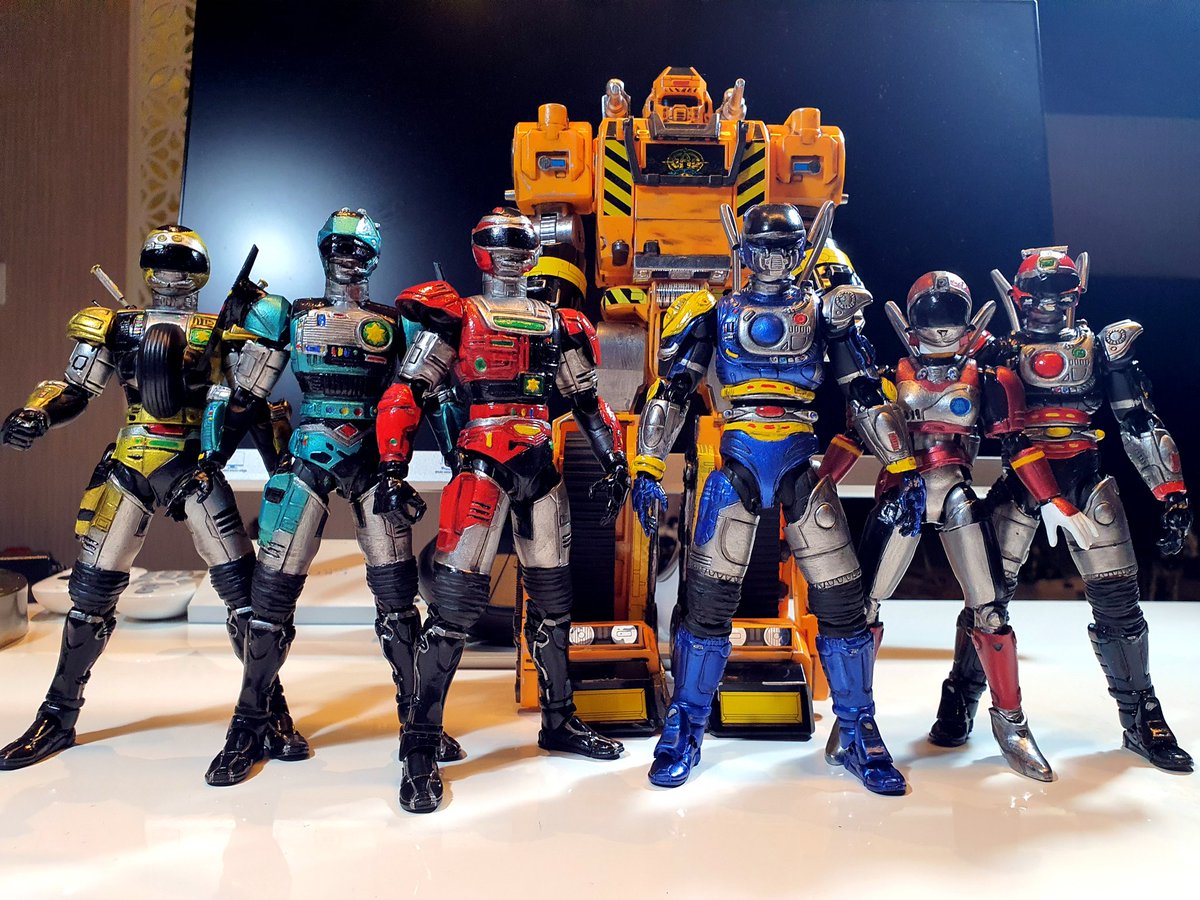 I have been making Metal Hero series into S.I.C using softvinyl