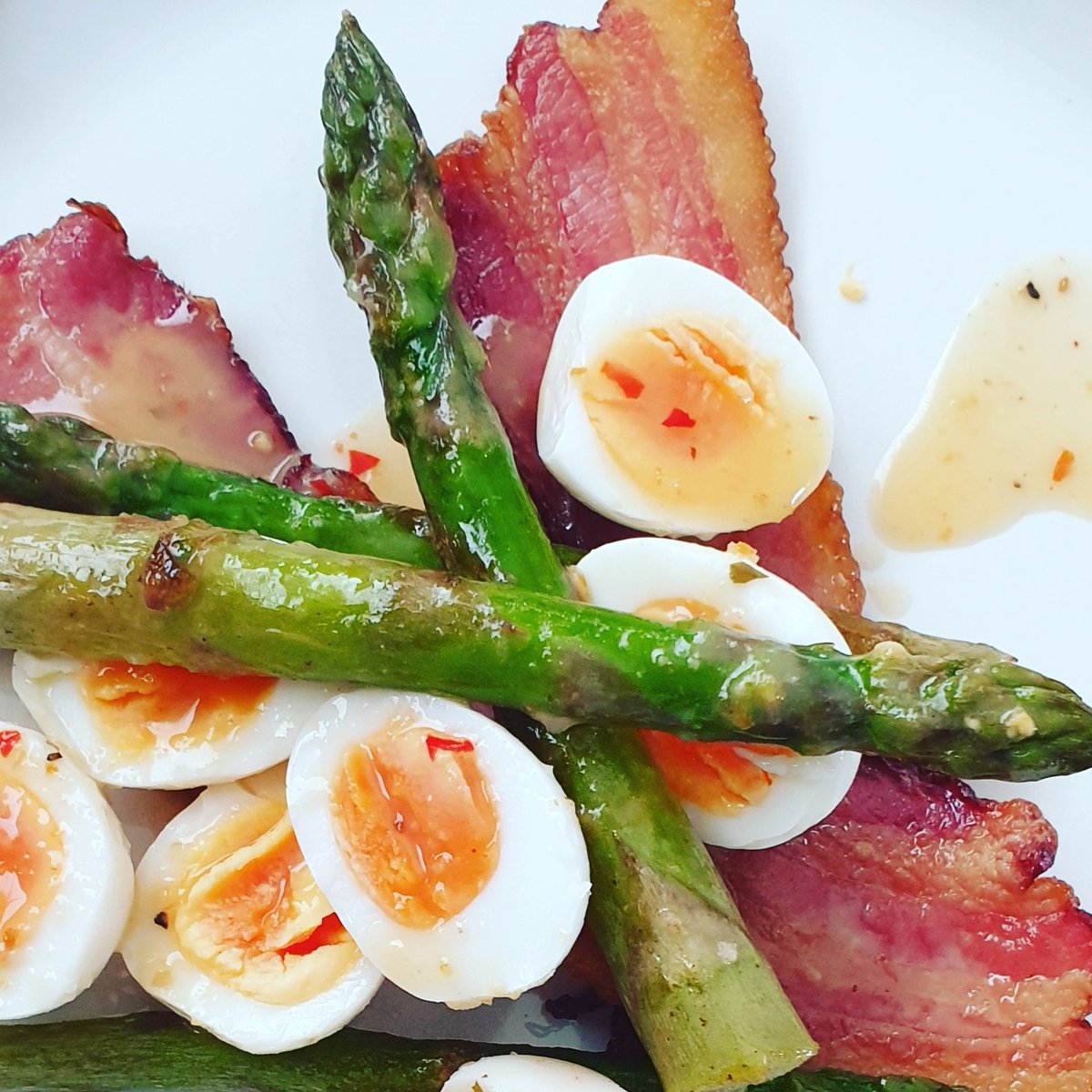 tasteyesterday's tweet photo. May is #NationalAsparagusMonth &amp; we have celebrated it by recreating an 18th century recipe using local Worcestershire Asparagus, quails eggs &amp; bacon. #Asparagus #vegetable #worcesterfood #worcesterhistory #foodhistory #foodie #recreatinghistory #quail #quailegg #worcestershire https://t.co/TiFykcgBJv