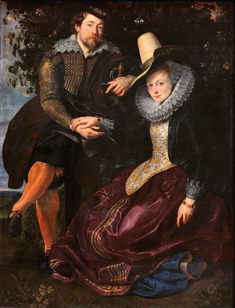 Autorretrato con su esposa Isabella BrantRubens, 1610