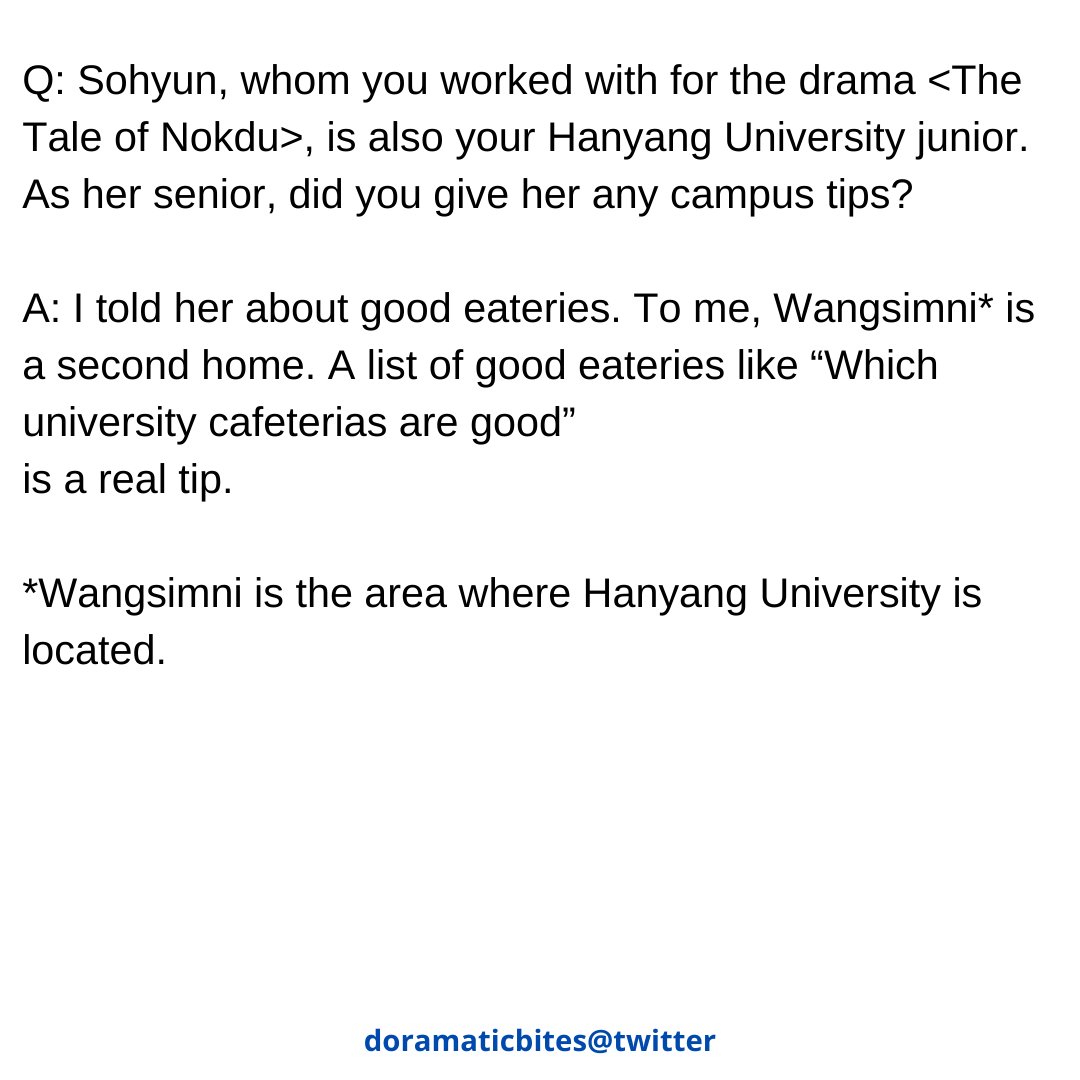 [Eng Translation]  #JangDongYoon Newbin AR Interview (4)Dongyoon and his figurative language. We continue to stan. Also him giving  #KimSoHyun his most prized Hanyang secrets.