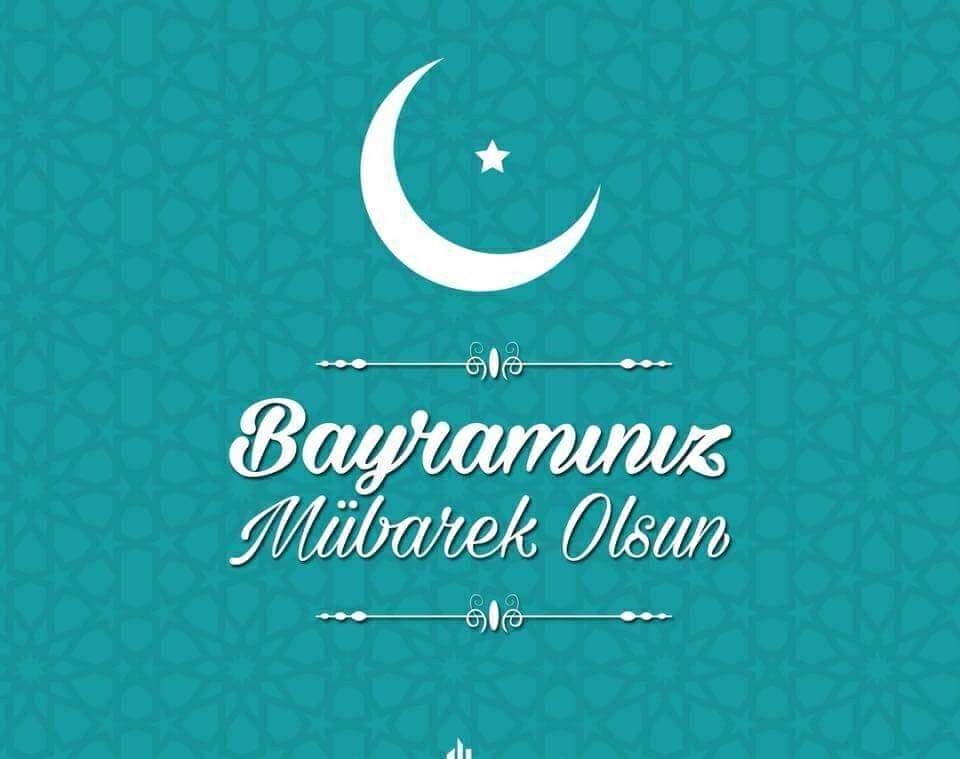 تقبل الله منا ومنكم! 
Allah bizden ve sizden kabul etsin.
Bayramımız mübarek olsun#iyibayramlar