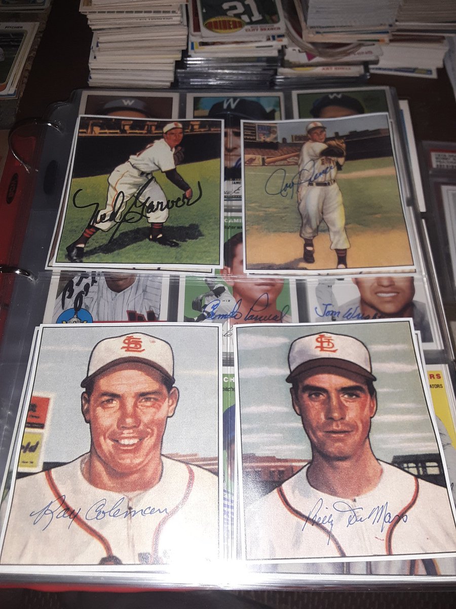 Some over sized autograph cards to start the next binder