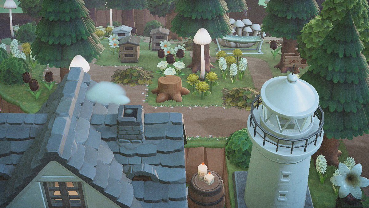 softchlo's tweet photo. some progress pictures of my backyard forest 🌲🌿🍄 

#ACNH #AnimalCrossing #NintendoSwitch https://t.co/jTeuxwugHL