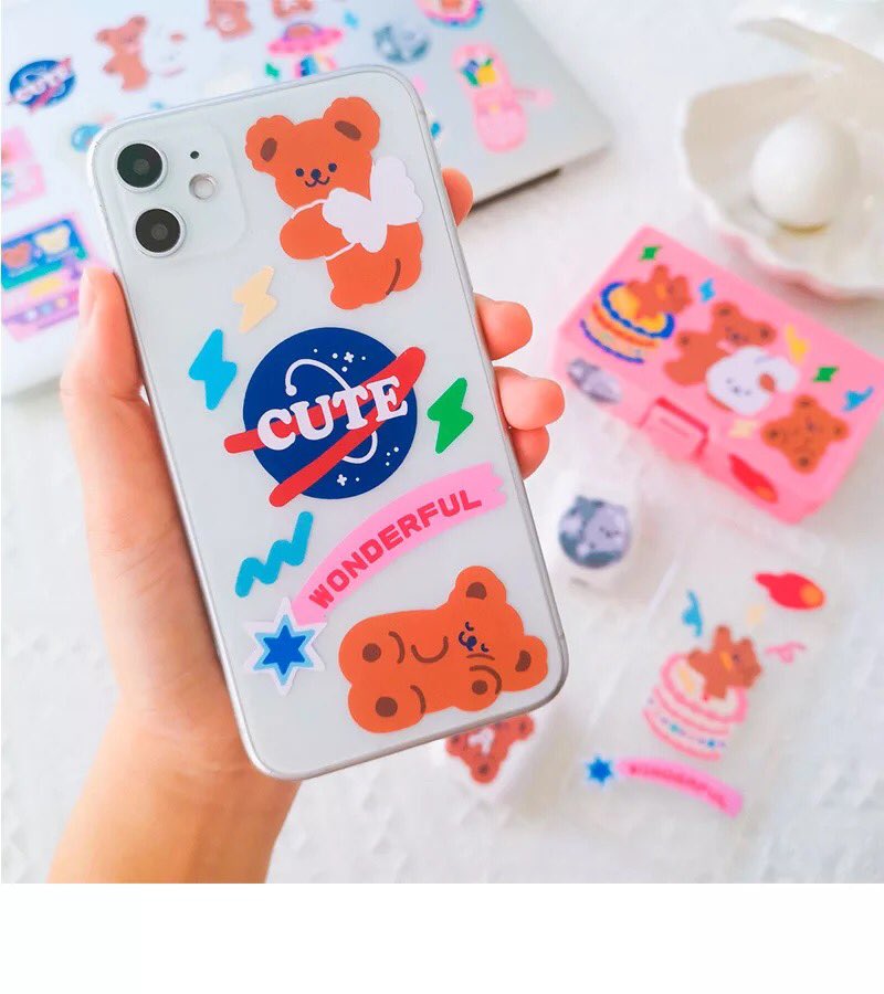 stationerypst's tweet photo. preorder sticker น่ารักมากกกก เป็นน้องหมีเป็นแผ่น มีทั้งหมด 4 แบบ ราคา แผ่นละ 35 บาทซื้อ 4แผ่น เหลือ 120 ค่ะ 
line: @aah4800q #สติ๊กเกอร์ #เครื่องเขียน #เครื่องเขียนน่ารัก #เครื่องเขียนเกาหลี #สติกเกอร์ไดคัท https://t.co/ylDKF522OT