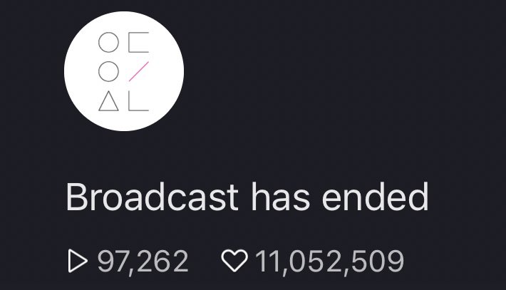 loonaboard's tweet photo. The VLIVE ended with 95K+ views and 11 million hearts! 🤍 https://t.co/coILyLmftY
