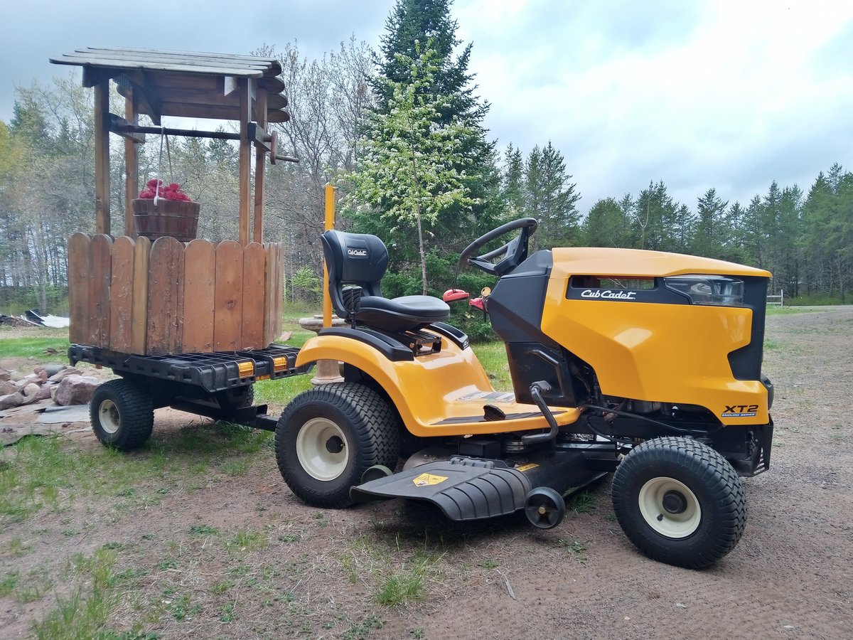 cb_wolfpoint's tweet photo. @CubCadet_USA Moving the wishing well #CubSpring #CubStrongPromo #CubStrong https://t.co/j1And5IPS9