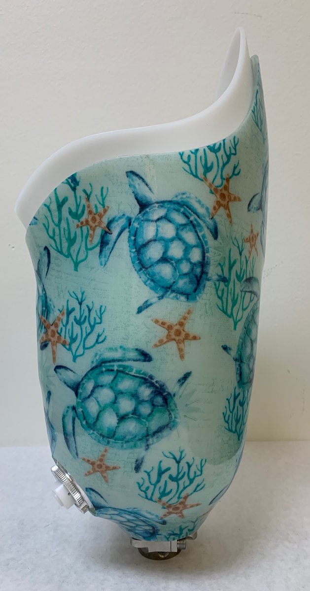 OPCenters's tweet photo. Check out this beautiful socket that our OPC lab made for our patient.
Talk about coming out of your shell with a bold design! We love it!
#SocketSunday #WeAreOPC #IamOPC #Prosthetics #ProstheticSocketDesigns #OvercomePerseverConquer #turtles https://t.co/4YdWKOHk6z