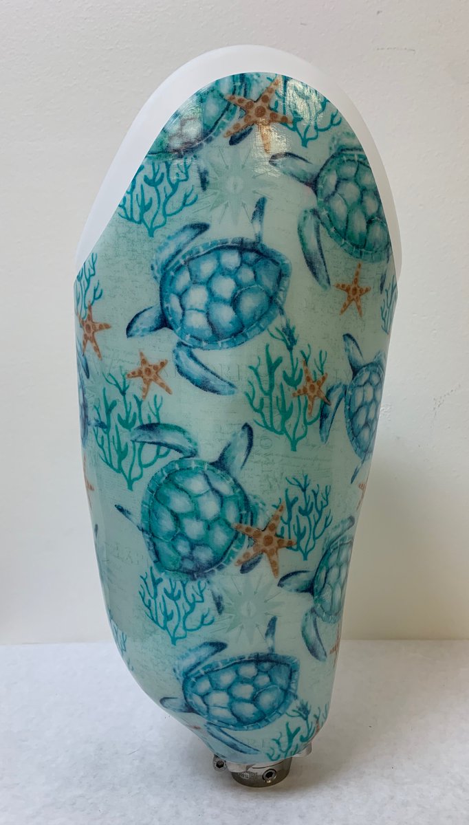 OPCenters's tweet photo. Check out this beautiful socket that our OPC lab made for our patient.
Talk about coming out of your shell with a bold design! We love it!
#SocketSunday #WeAreOPC #IamOPC #Prosthetics #ProstheticSocketDesigns #OvercomePerseverConquer #turtles https://t.co/4YdWKOHk6z