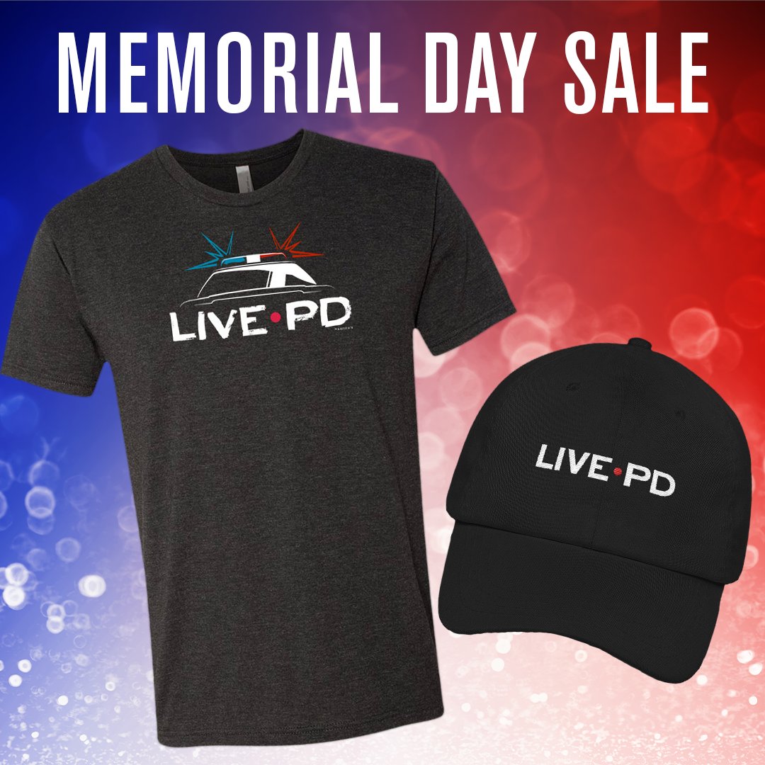 Ride safely and save on official #LivePD gear this #MemorialDay2020 weekend: get 20% off with promo code MEMORIALDAY through Monday. A portion of every purchase will be donated to COVID-19 relief efforts led by our partners <a href="/TeamRubicon/">Team Rubicon</a>.  bit.ly/36pF8de