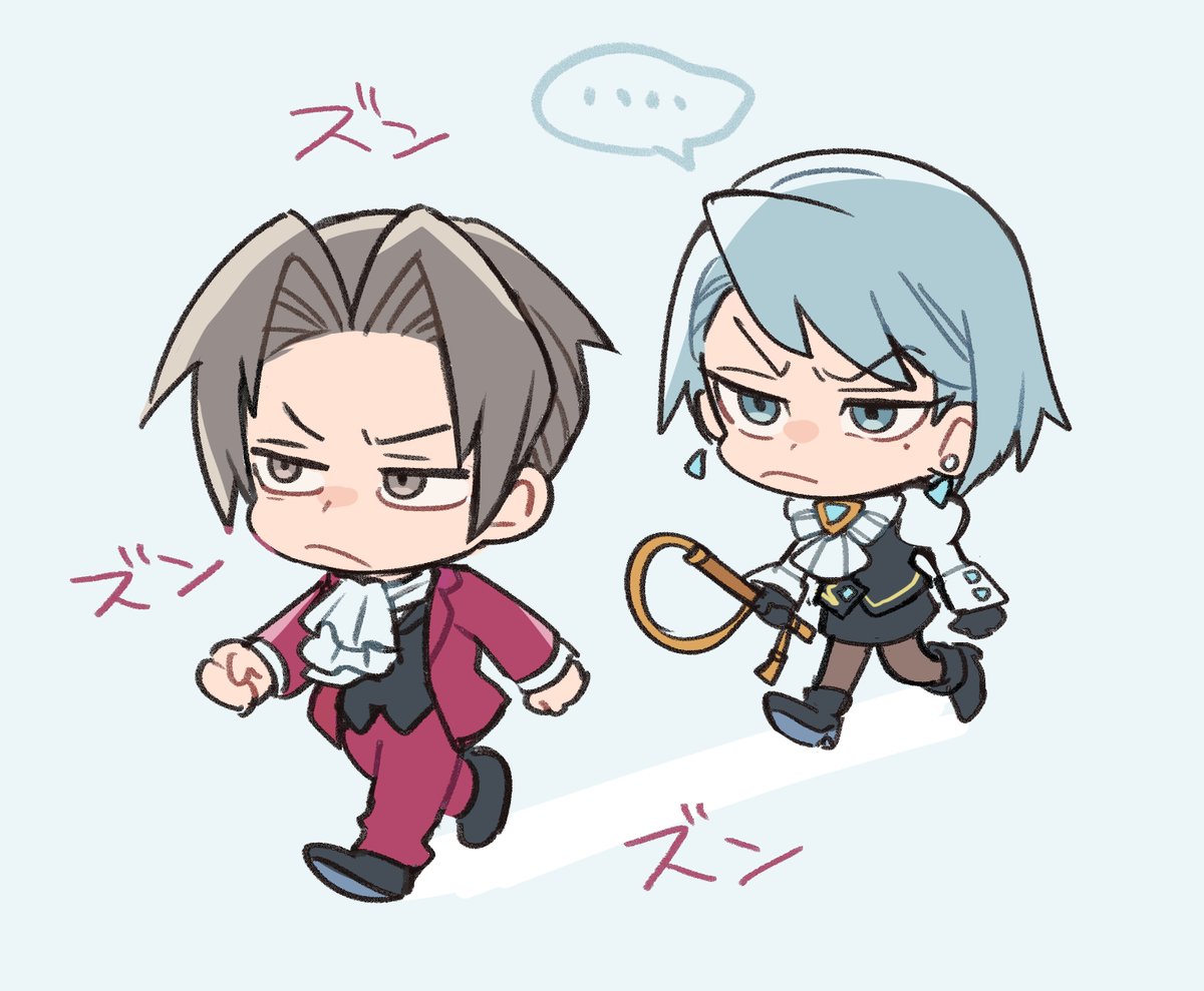 N0N0103's tweet photo. 御剣と冥ちゃん https://t.co/5nJVUl9wz9