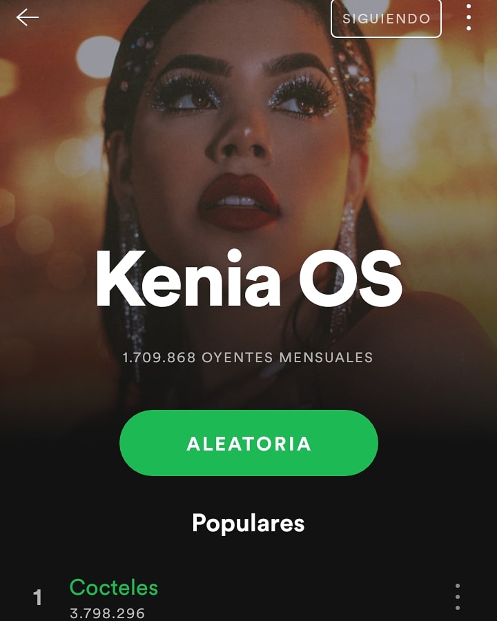 _girlyoutube's tweet photo. Kenia Os se convierte en la primera cantante-youtuber(mujer) más escuchada en toda Latinoamérica y habla hispana, superando los 1.700.000 oyentes mensuales en la plataforma Spotify. 🔥 https://t.co/np1G9EsjNt