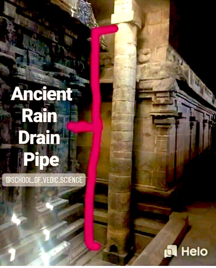 1/3 While most of the ppl r mesmerised by the beauty of Madurai MEENAKSHI AMMAN temple, very few r aware of the fully functional ancient RAIN WATER HARVESTING sys in place at this temple.Pipes camouflaged as columns cn b found in the temple which take water frm the terraces to 