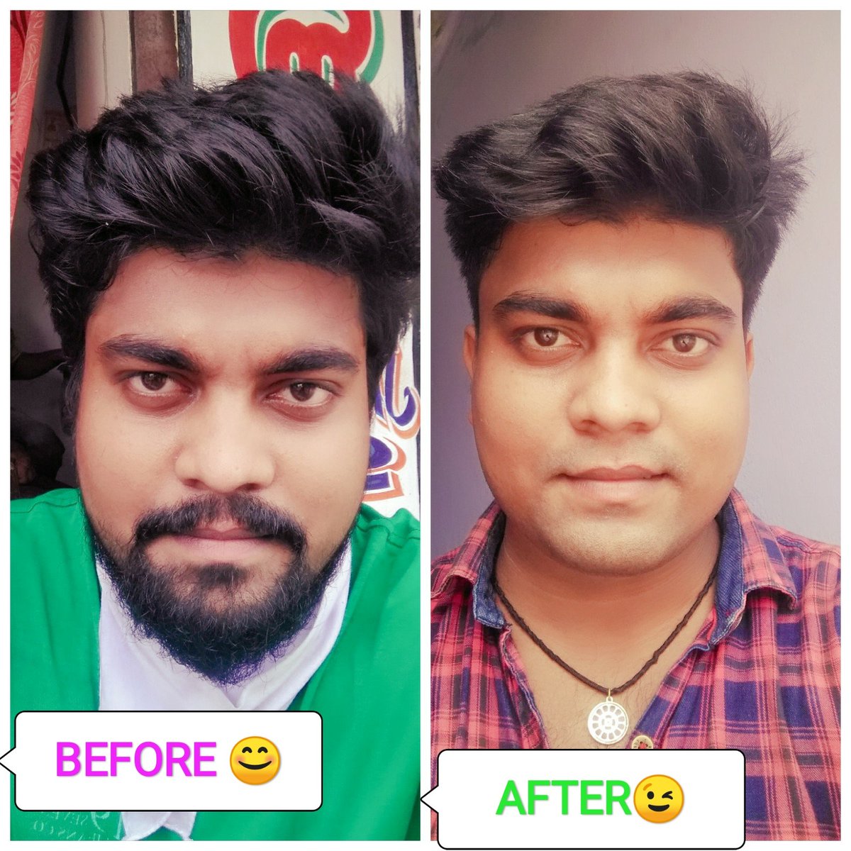 linkan_sagar07's tweet photo. Before or After ...
Which one do you like ????
#withBeard #withoutBeard
@Ipsitaipsi123 @sidhantadas41 https://t.co/FlEQBBoy2B
