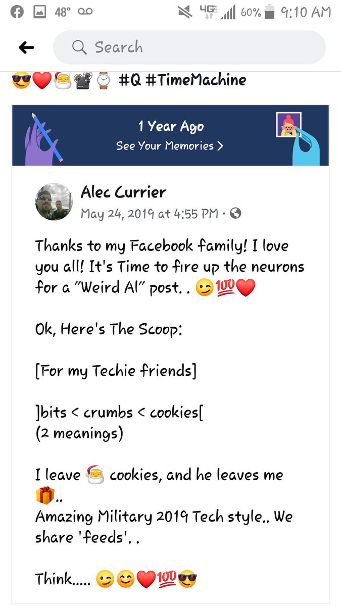 Alec_M_Currier's tweet photo. Good Day for Memories in Face Space! 😎❤🎅📽⌚ #Q #SCOTUS #SCOTUS2 #PresidentT #TwitterTimeMachine #Q55 #Q55anon #Q187 https://t.co/eIbltdLYVe