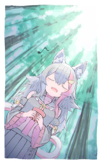 みおーん絵 大神ミオ SP ホロライブ】#みおーん絵 大神ミオ【金箔サイン/SP】 - メルカリ