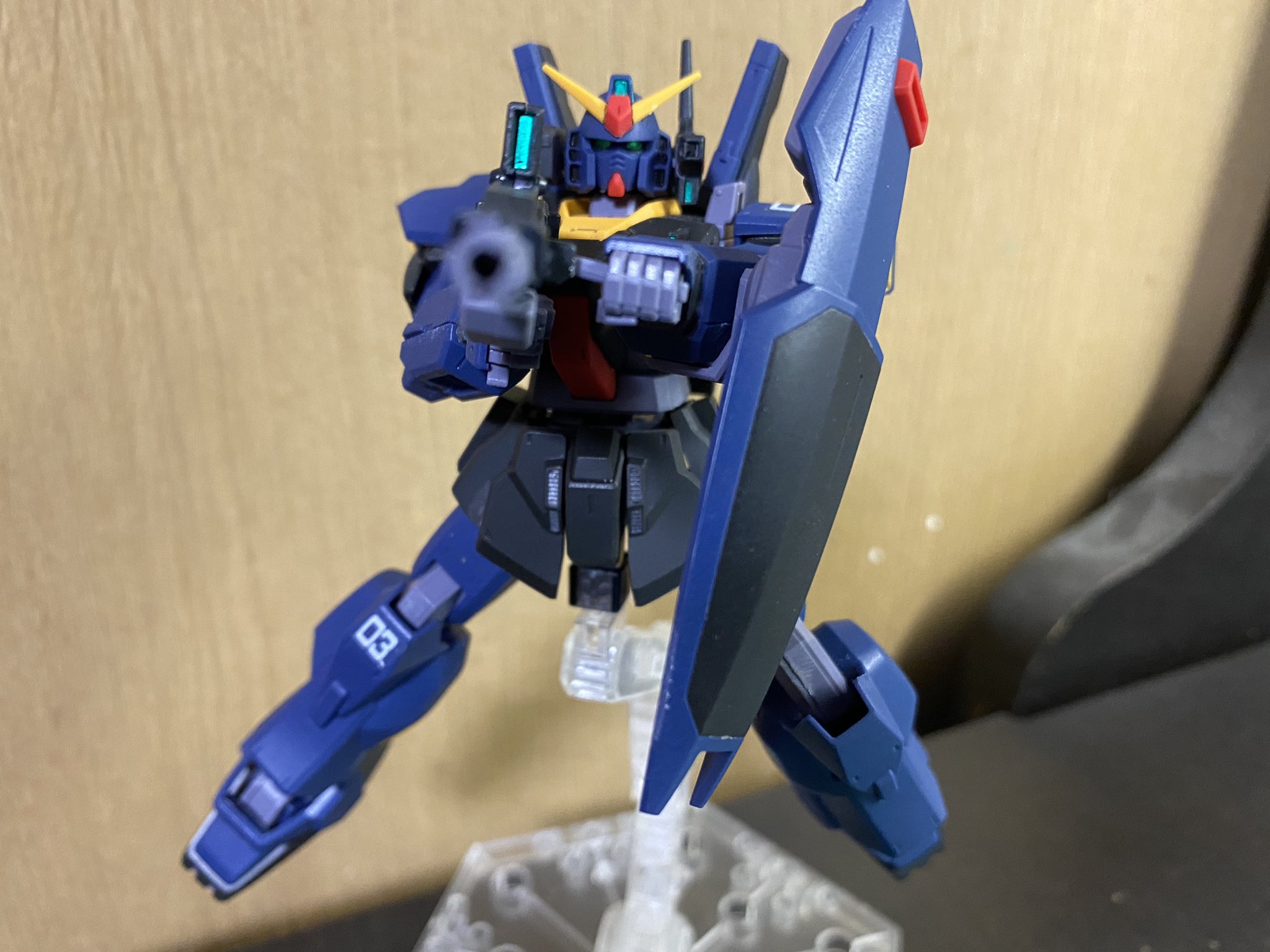 クノティス ガンプラプチレビュー Hguc ガンダムmk ティターンズ仕様 完成です 可動域はとても良いですがバルカンポッド付けると少し悪くなります 色分けはセンサー グレー ダークグレー 赤 黄が足りないです エゥーゴ仕様もいいけど
