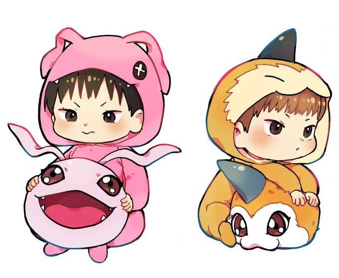 デジモン幼年期と次期部長バブ 