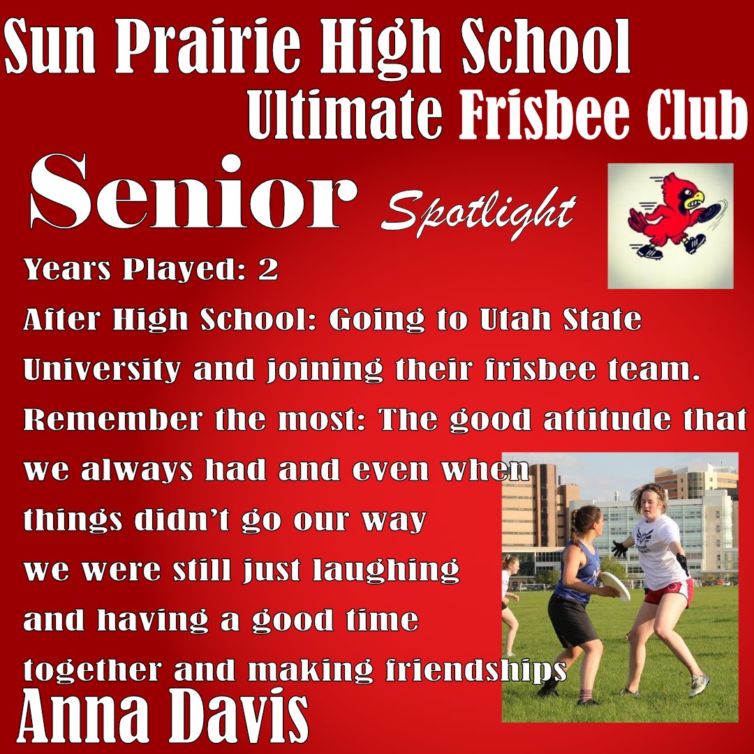Next up is @annaxdavis. Of all of our players, we were excited to see what she does in her second year of playing. So much talent and potential. When she really gets a grasp of the game, watch out world!