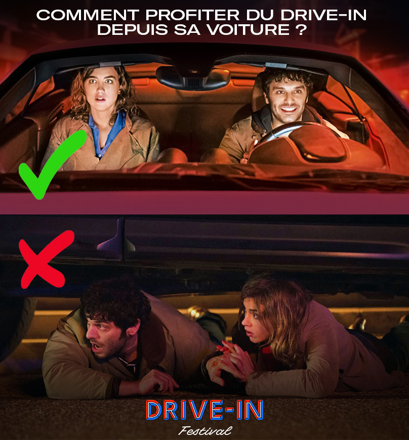 DriveIn_Fest's tweet photo. 🚗📽️🎞️ Comment bien profiter du #DriveInFest ?

✅ Dans sa voiture
❌ Sous sa voiture

#EnLiberté, c'est ce soir Place des Quinconces à Bordeaux ! https://t.co/UlW5r8eOcP