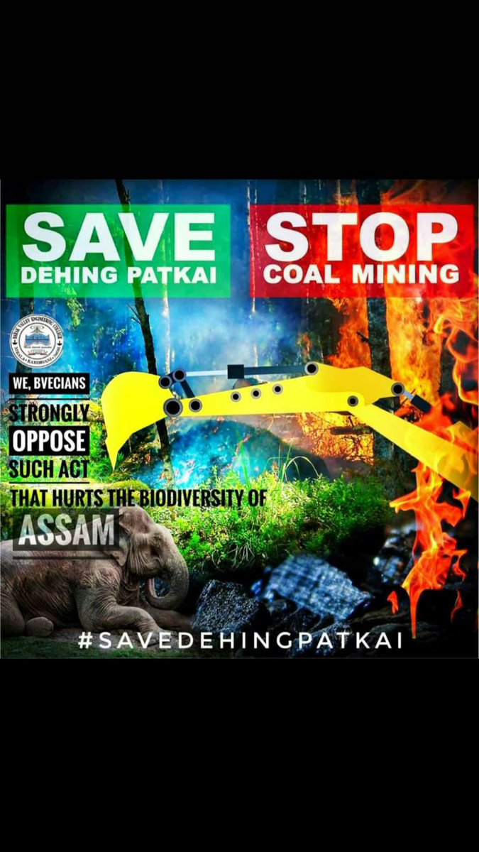 Deka11Bhargav's tweet photo. We are not going to let you harm our animals and their homes.
#SaveDehingPatkai 
#SaveDehingPatkaiElephantReserve https://t.co/GJyAYXm23W
