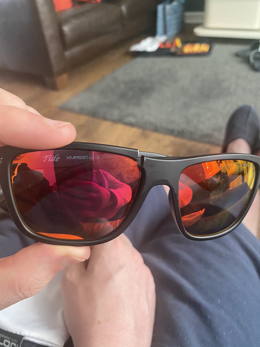 1008Beth's tweet photo. @BlacksHelpTeam hi there, my boyfriend has worn these sunglasses once and they have snapped, possibly because the hinge on one side is really tight causing lots of pressure on the frame. Is there anything that can be done? https://t.co/5YAHomAXeQ