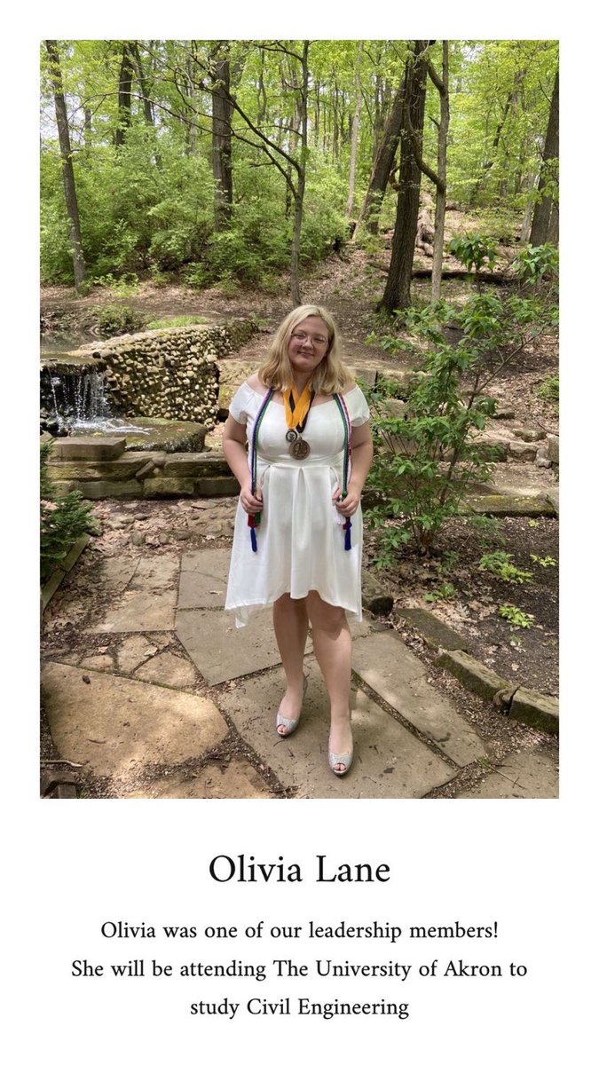 PHSsli's tweet photo. Congrats Olivia! Her biggest advocacies are intersectional feminism and environmental sustainability. 

We will miss you! https://t.co/vOulYlR33G