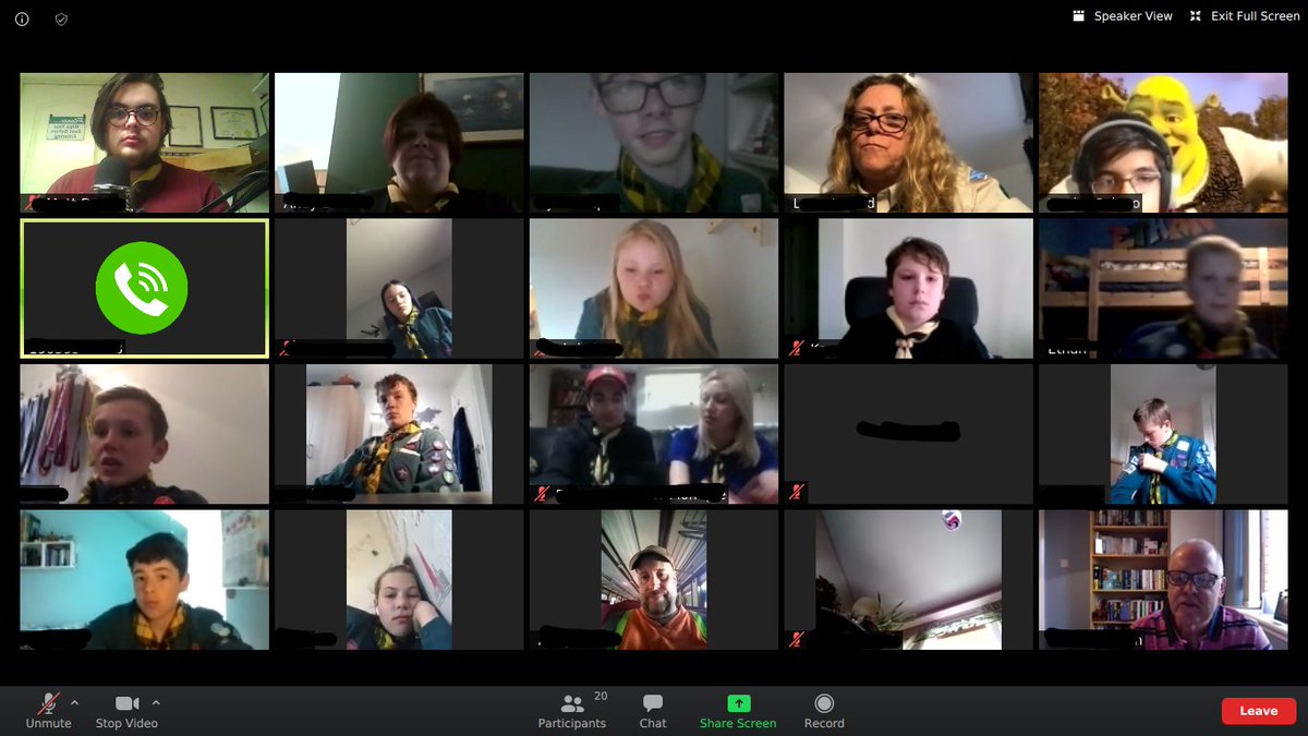 scouterjulie's tweet image. @1stBolton  Scouts Caledon, Ontario meeting online with 40th Fife Scouts in Dunfermline, Scotland. Planning a virtual exchange camp. @scoutscanada @UKScouting #scoutingathome