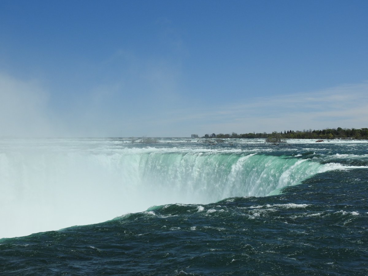 at the edge of Niagara Falls