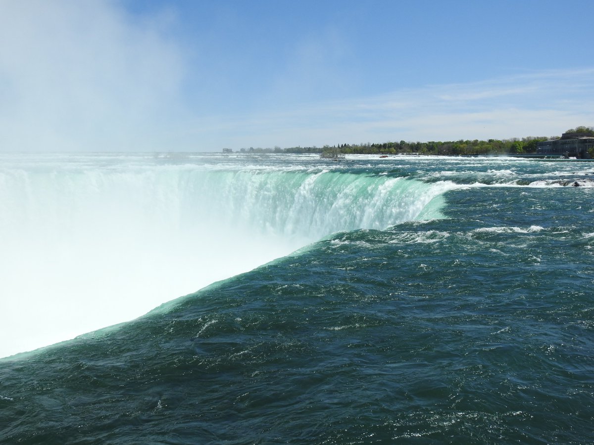 at the edge of Niagara Falls