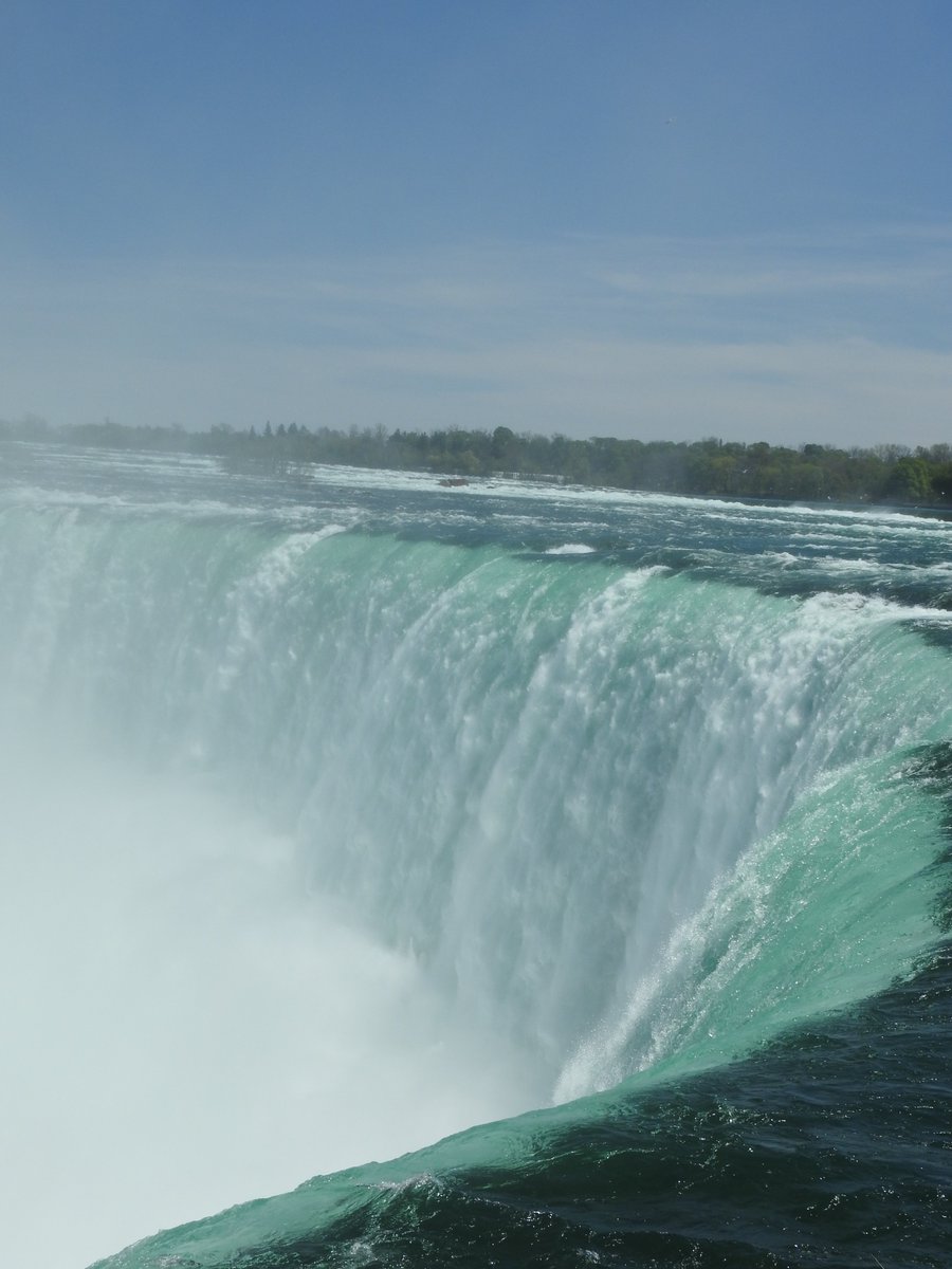 at the edge of Niagara Falls