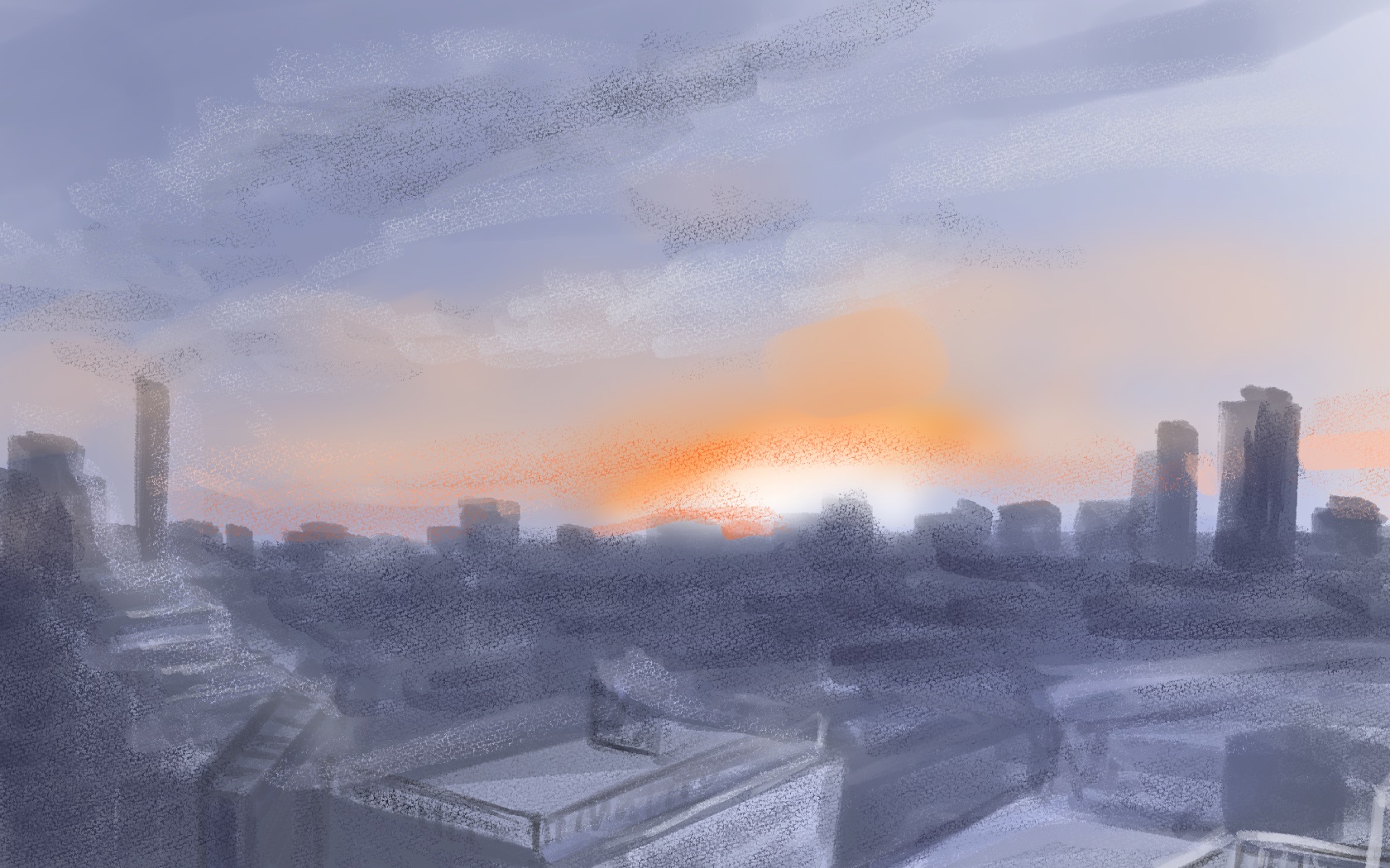 ট ইট র 秋野 ひろ マンガ家 都会の朝焼けっぽい絵を描きたかった 雰囲気はなんとなくできた気がするけど どこを細かく描いたらそれっぽく描けるか とか勉強したい T Co Kb6zkj4pju ট ইট র