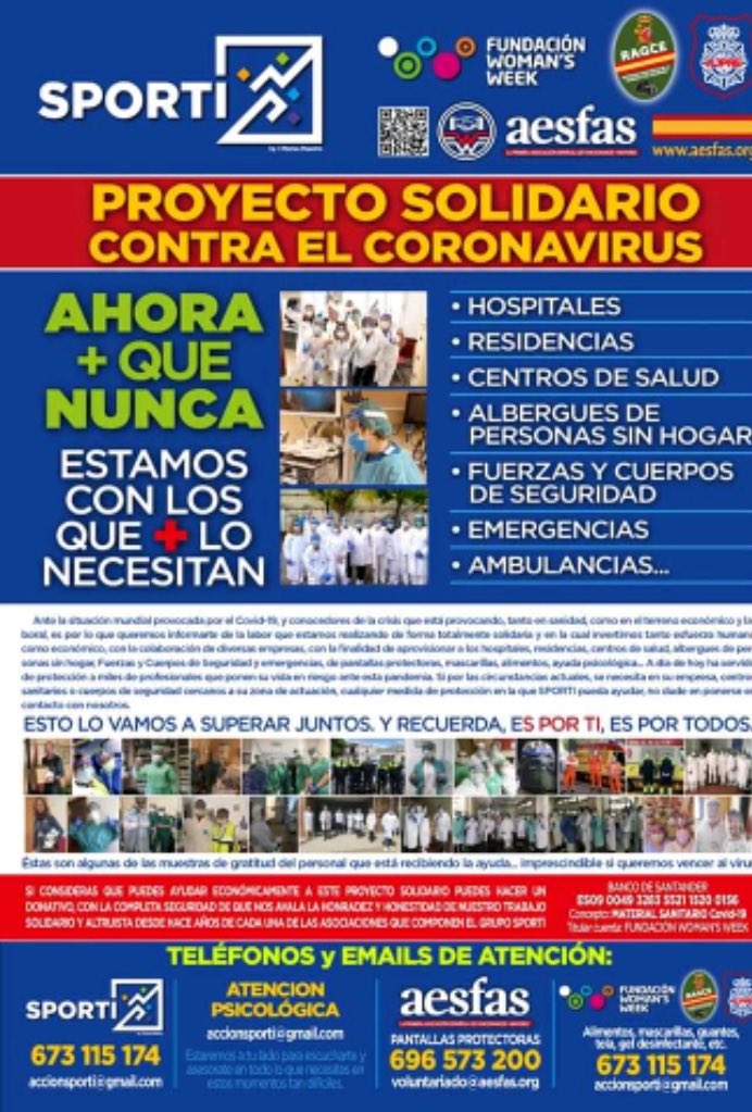 CNMAIRENA's tweet photo. 🤝@RAGCEasociados dona mascarillas y pantallas para el cuerpo técnico del C.N. Mairena.
Muchísimas gracias a todos, a José Luis García (responsable en Andalucía) y a todas las empresas que han colaborado 👏👏

#SentirYVivirEnEquipo
#SPORTI
#RAGCE
#Fundaciónww
#AJPNE
#AESFAS
#HGCA https://t.co/5SfcE0CRs7