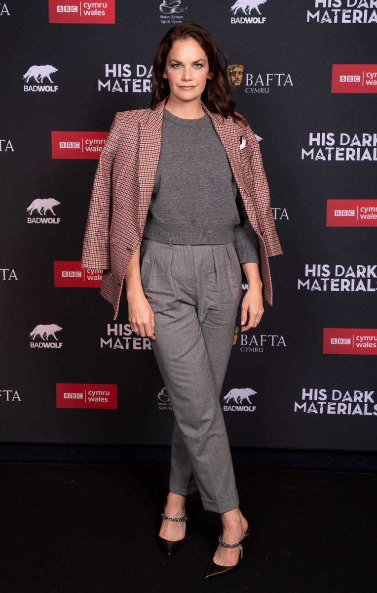 Ruth at the  #HisDarkMaterials Welsh Premiere (2019)