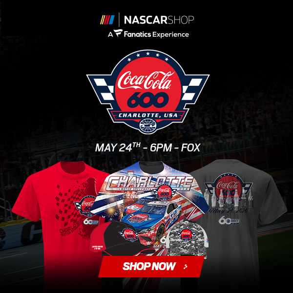 IT'S RACE-DAY!!! Tune-In Today to the Coca-Cola 600 at Charlotte Motor Speedway - 6pm on FOX! Shop 600 Gear! nas.cr/2LvPuBF <a href="/NASCAR/">NASCAR</a> <a href="/NASCARONFOX/">FOX: NASCAR</a>  <a href="/CLTMotorSpdwy/">Charlotte Motor Speedway</a> #NASCARIsBack #NASCARSalutes #CocaCola600