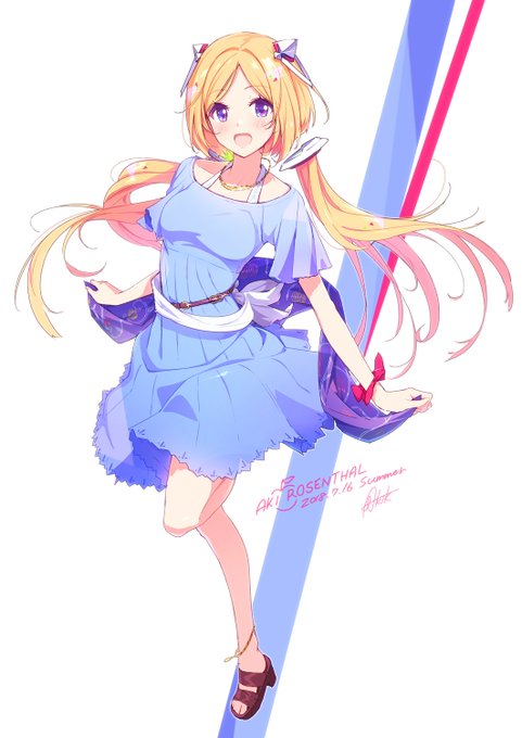 アキロゼ アキローゼンタール 安曇アキタケ 版画風 イラスト Akirose