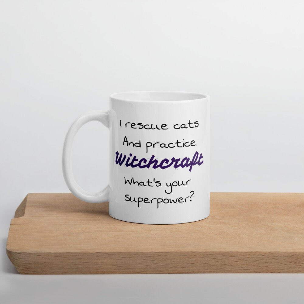 JaeRichDesigns's tweet photo. I Rescue Cats and Practice Witchcraft Mug - Cat Rescue - Witchcraft - Pagan https://t.co/nAx6UoA9V7 https://t.co/Uv91HICxsd